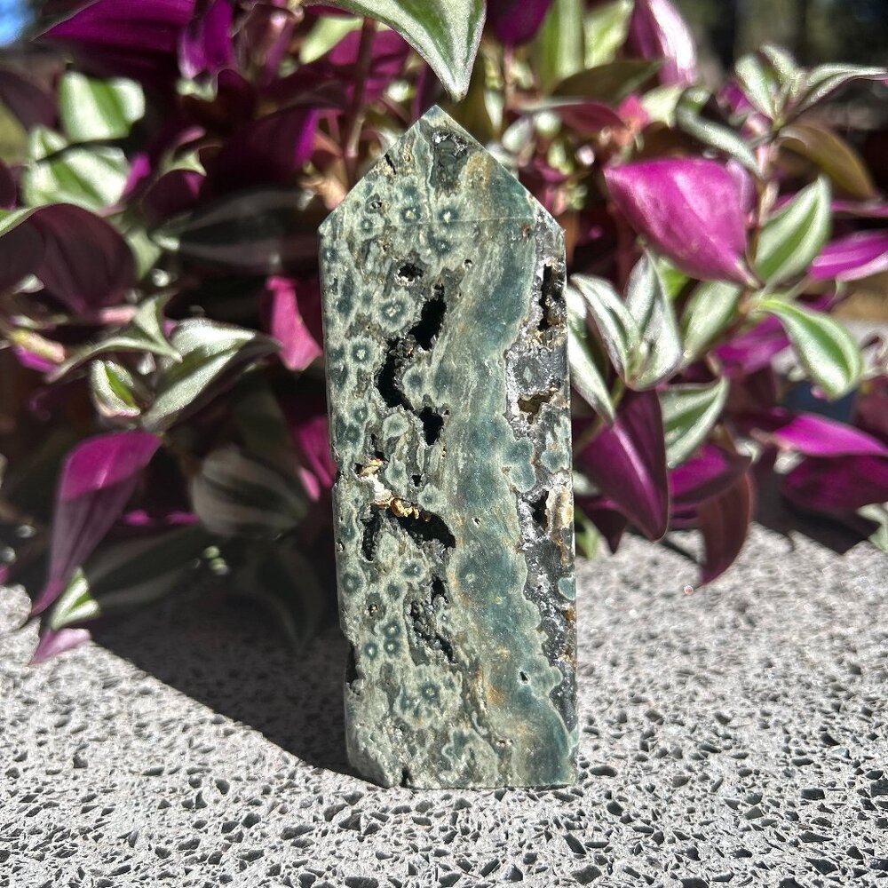 Orbicular Sea Jasper Tower